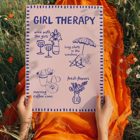 Girl Therapy Print