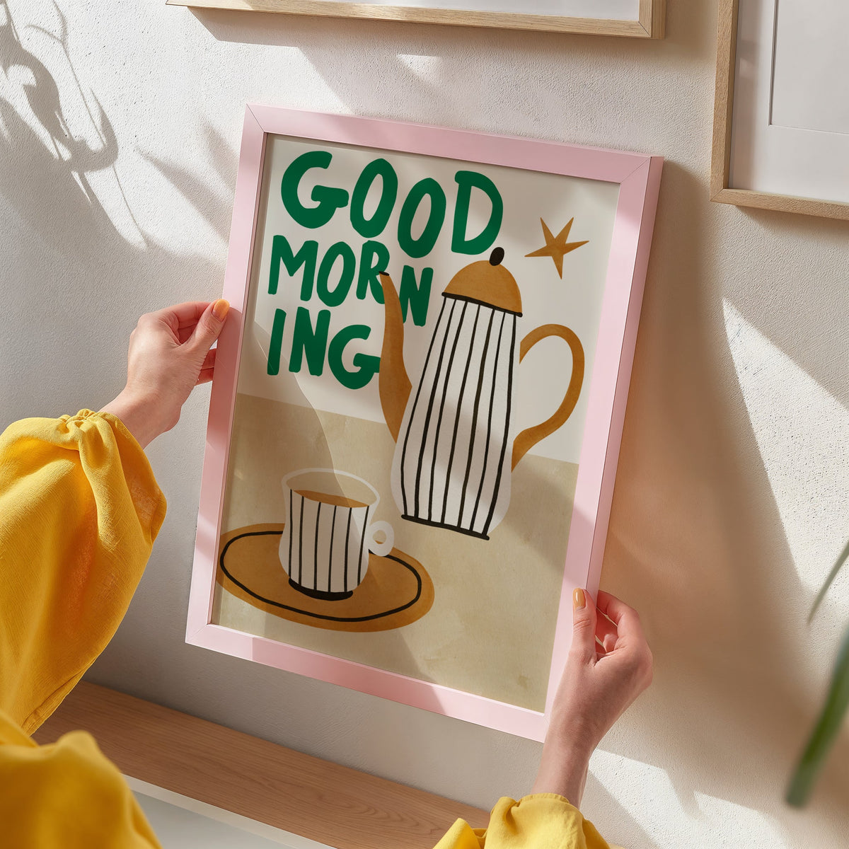Good Morning Kitchen Tea Print