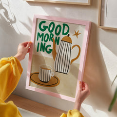 Good Morning Kitchen Tea Print