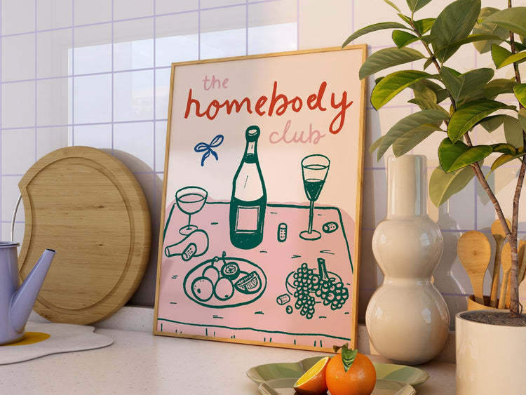 Homebody Club Print