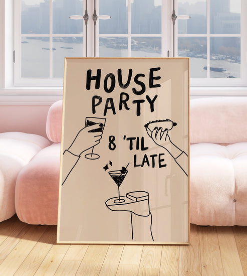 House Party Kitchen Print