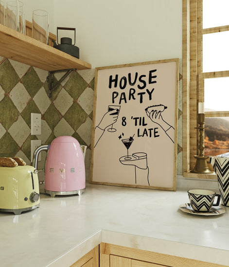 House Party Kitchen Print