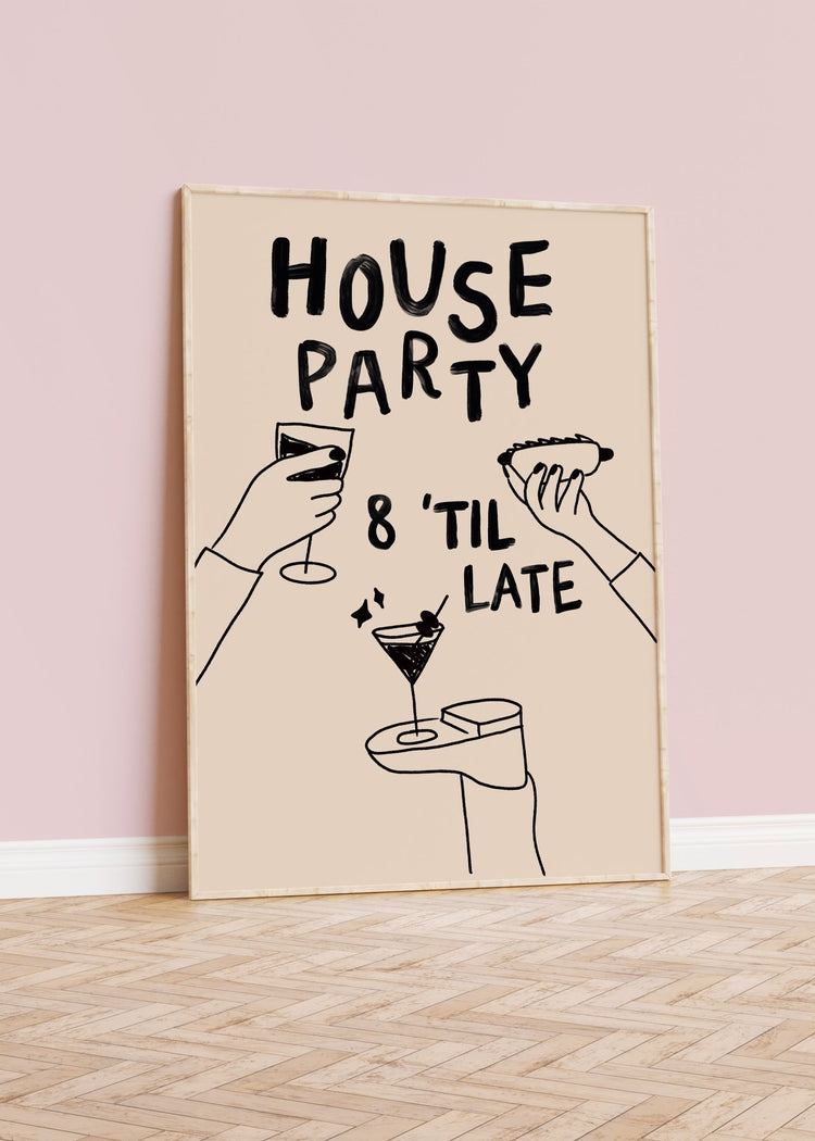 House Party Kitchen Print