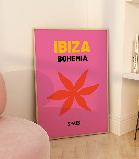 Ibiza Spain Travel Print