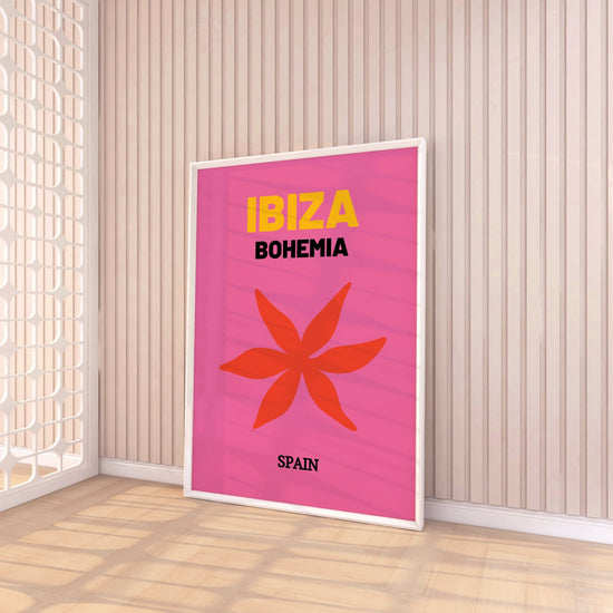 Ibiza Spain Travel Print