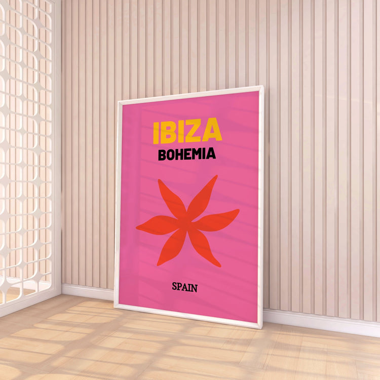 Ibiza Spain Travel Print