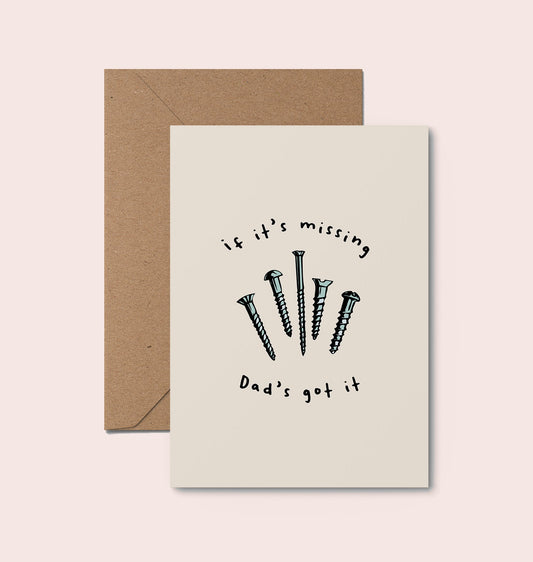 If It's Missing Dad's Got It Card
