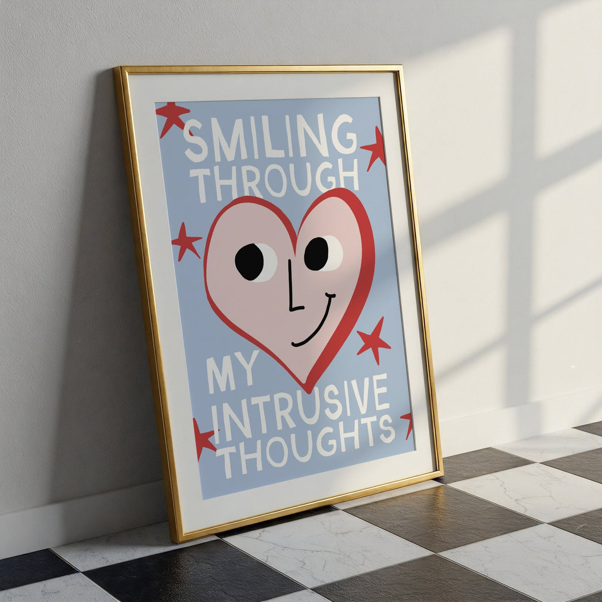 Intrusive Thoughts Quote Print