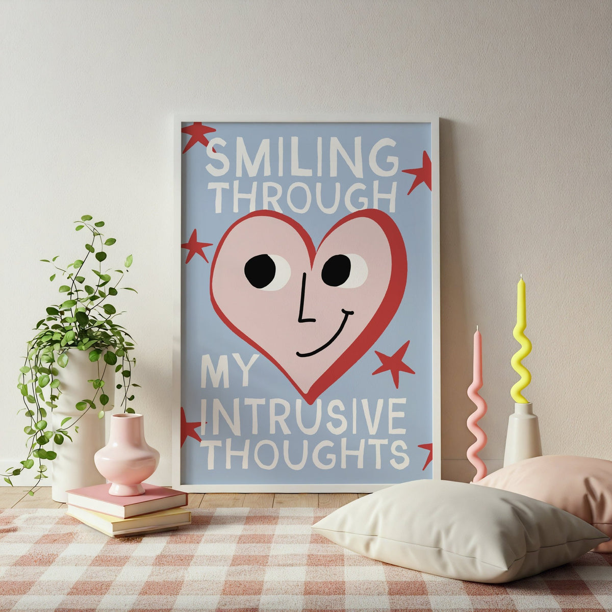 Intrusive Thoughts Quote Print