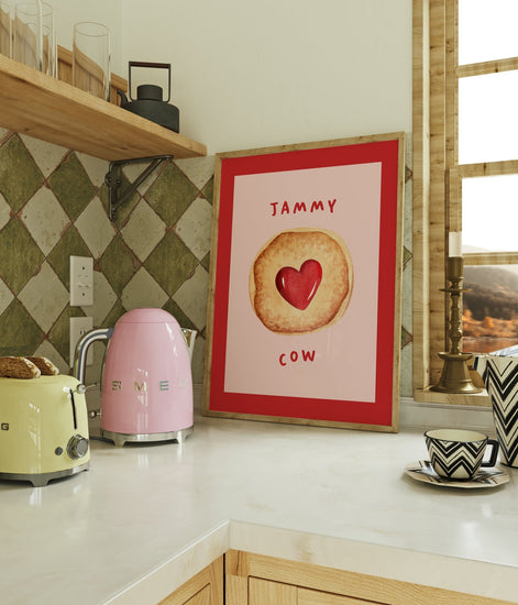 Jammy Cow Kitchen Print