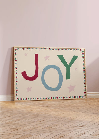 Joy Christmas Wall Picture