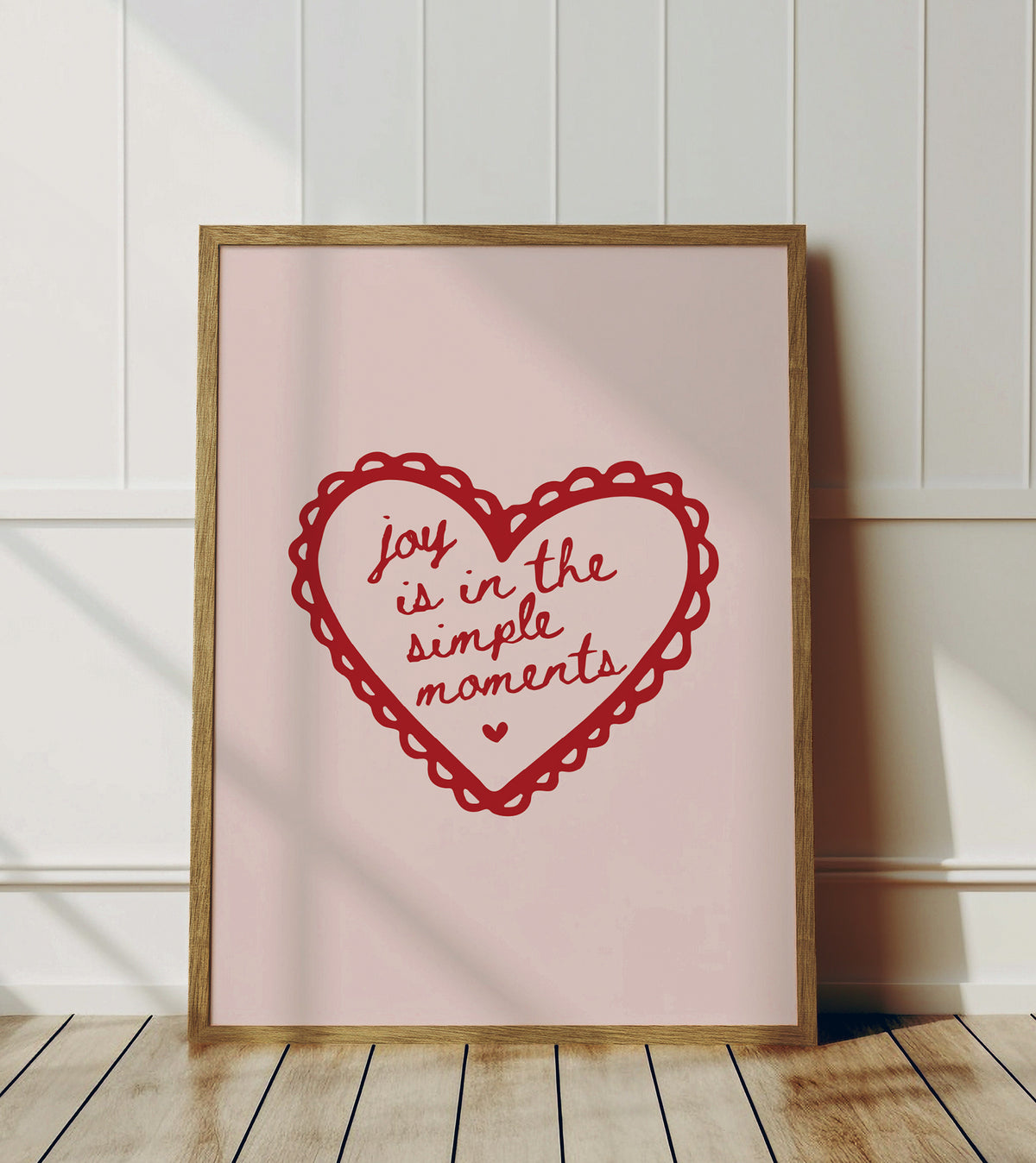 Joy is in the Simple Moments Print