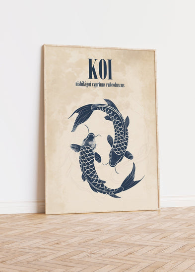 Koi Fish Print