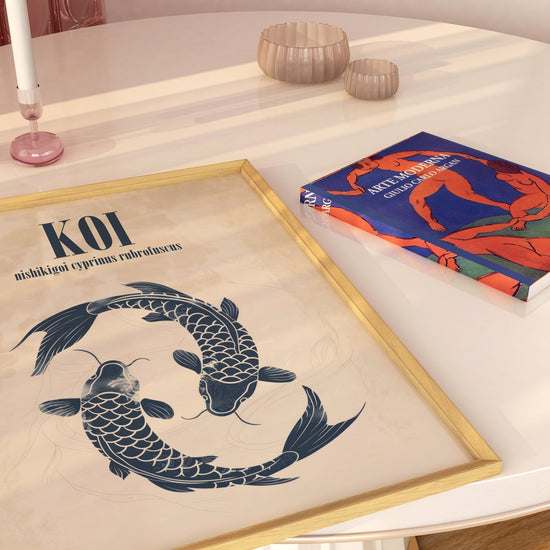 Koi Fish Print