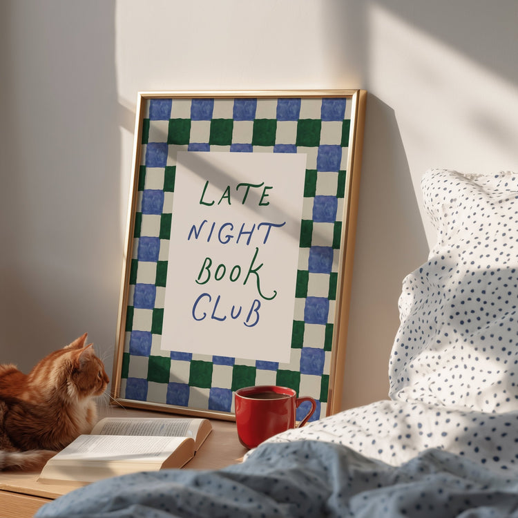 Late Night Book Club Print