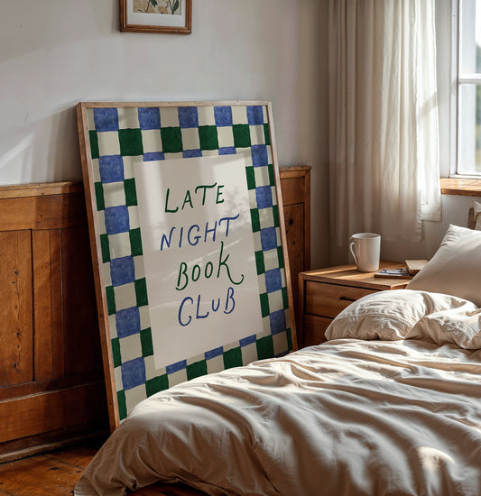 Late Night Book Club Print