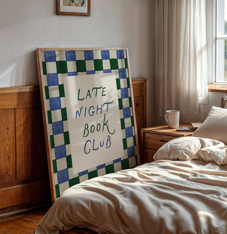 Late Night Book Club Print
