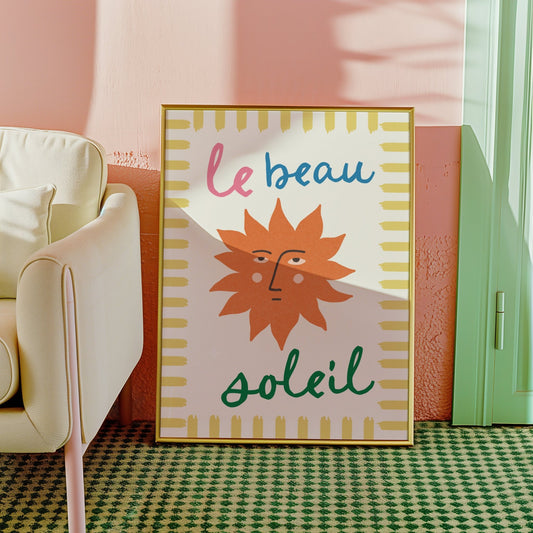 Le Beau Soleil Summer Print