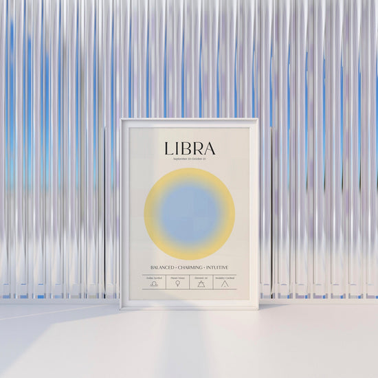 Libra Zodiac Print