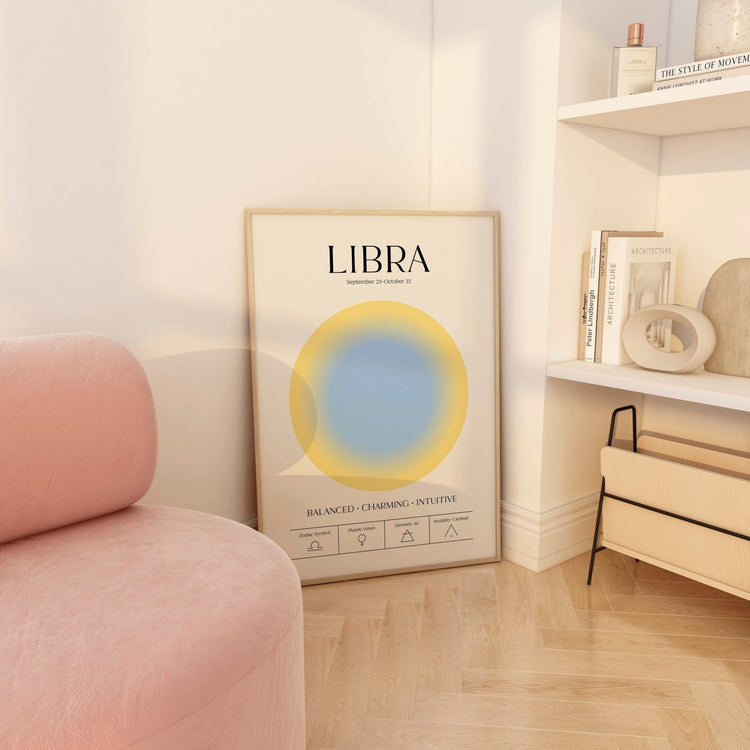 Libra Zodiac Print