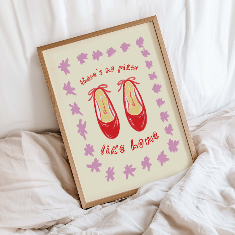 No Place Like Home Ruby Slippers Print