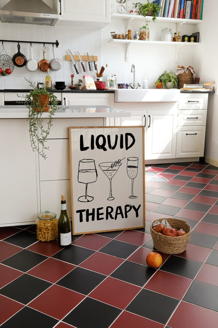 Liquid Therapy Kitchen Print