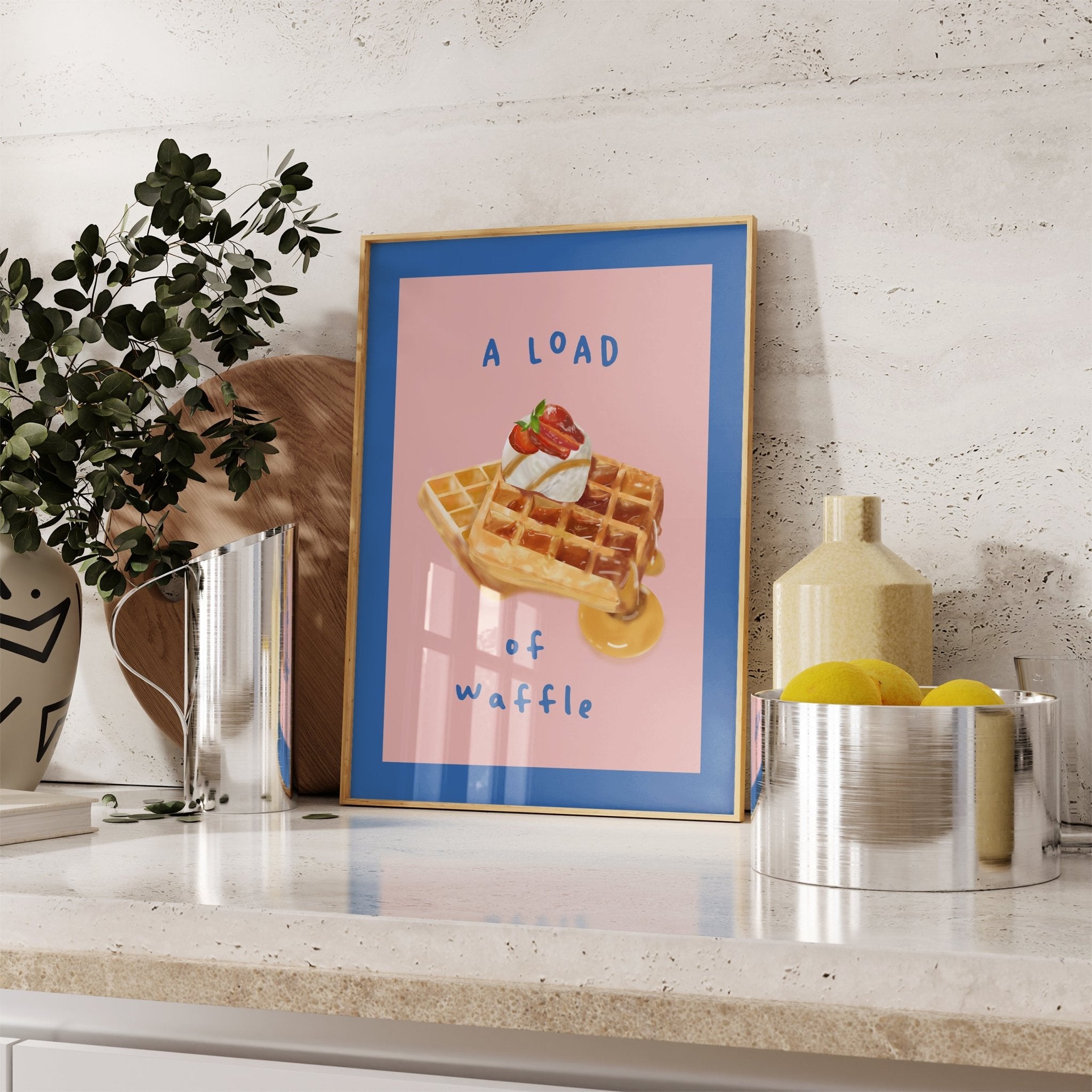 Load Of Waffle Kitchen Print