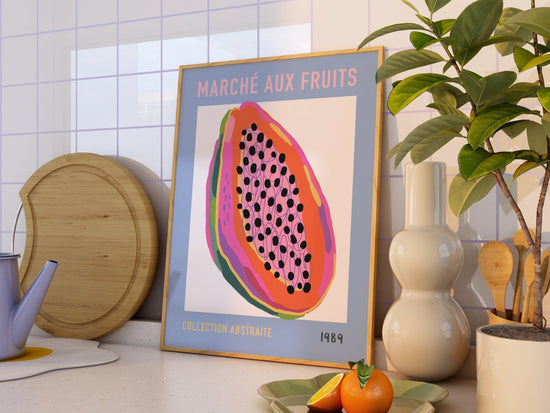 Marche Aux Fruits Kitchen Print