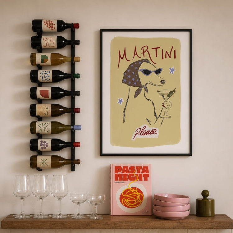 Martini Please Whippet Print