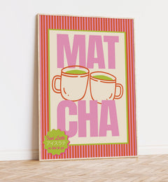 Matcha Latte Print