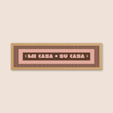 Mi Casa Su Casa Panoramic Framed Print