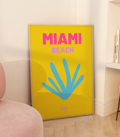 Miami Beach Travel Print