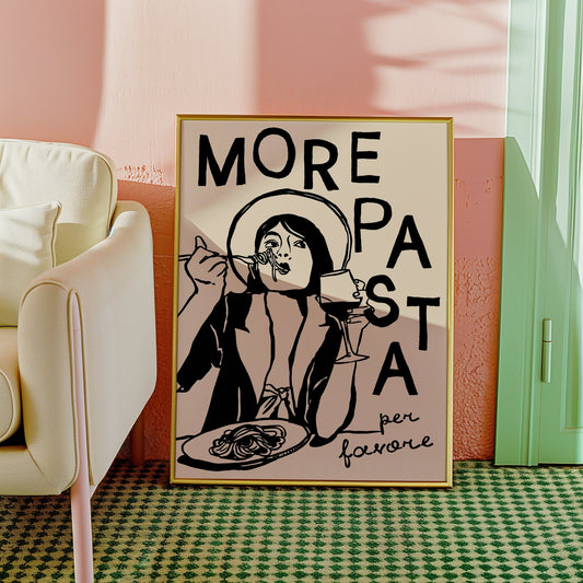 More Pasta Kitchen Print