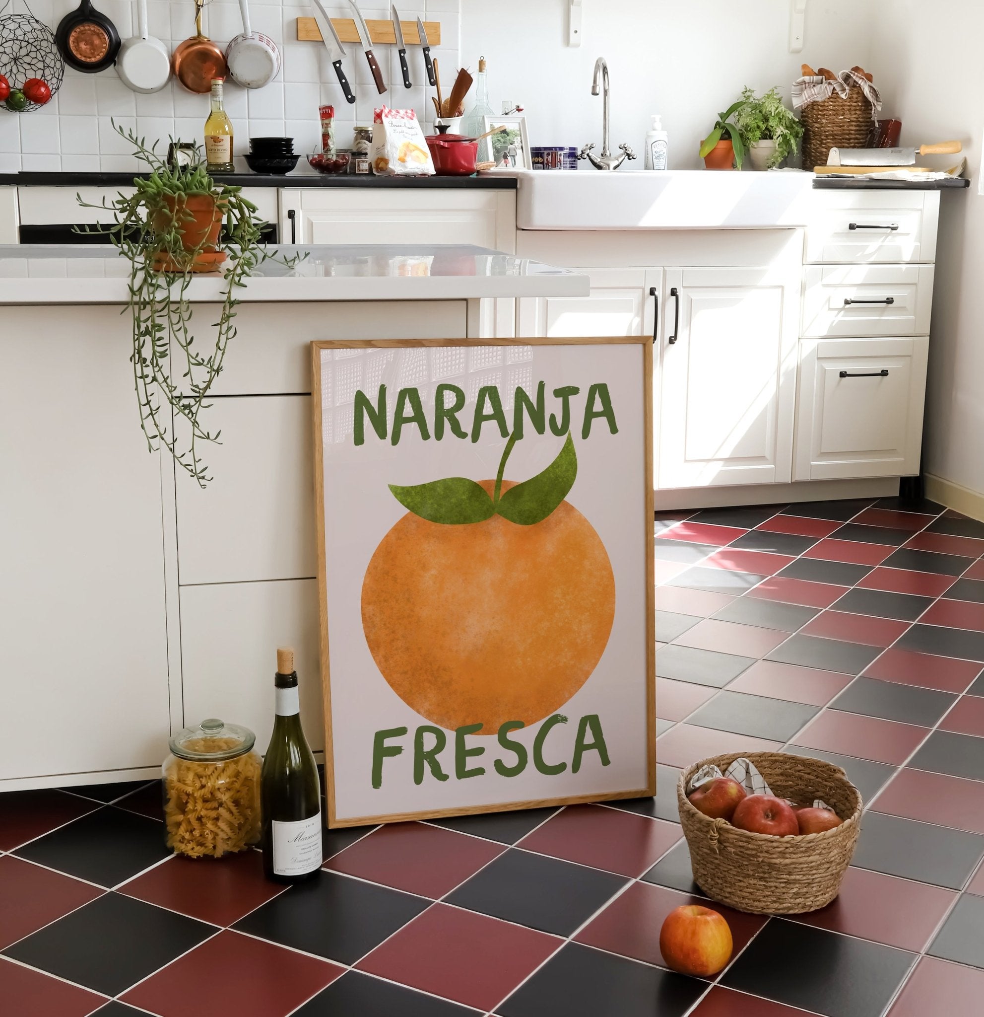 Naranja Fresca Kitchen Print