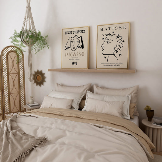 Neutral Decor Wall Art Print set of 2