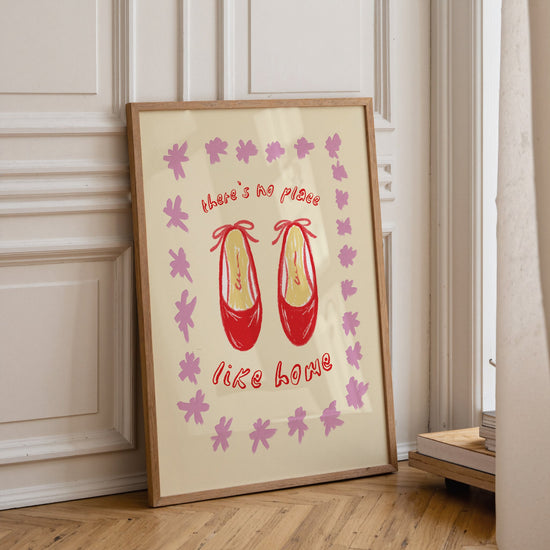 No Place Like Home Ruby Slippers Print
