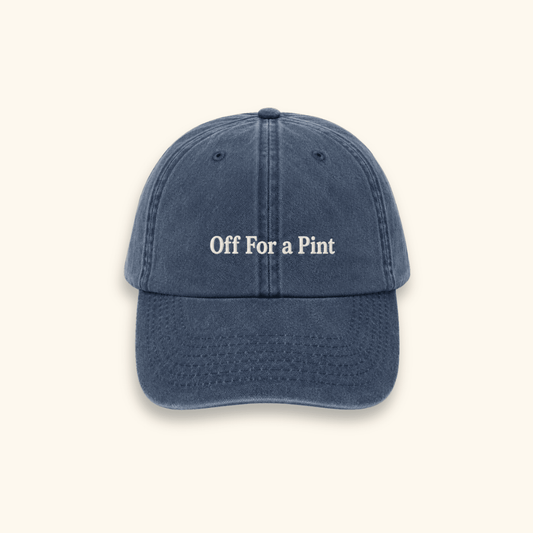 Off For a Pint - 100% Cotton Cap
