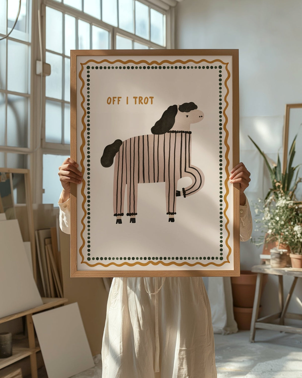 Off I Trot Print