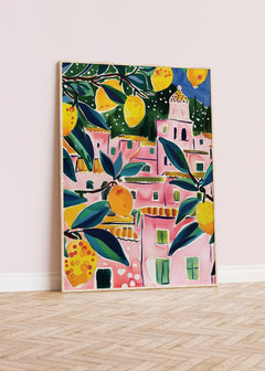 Old Town Travel Print