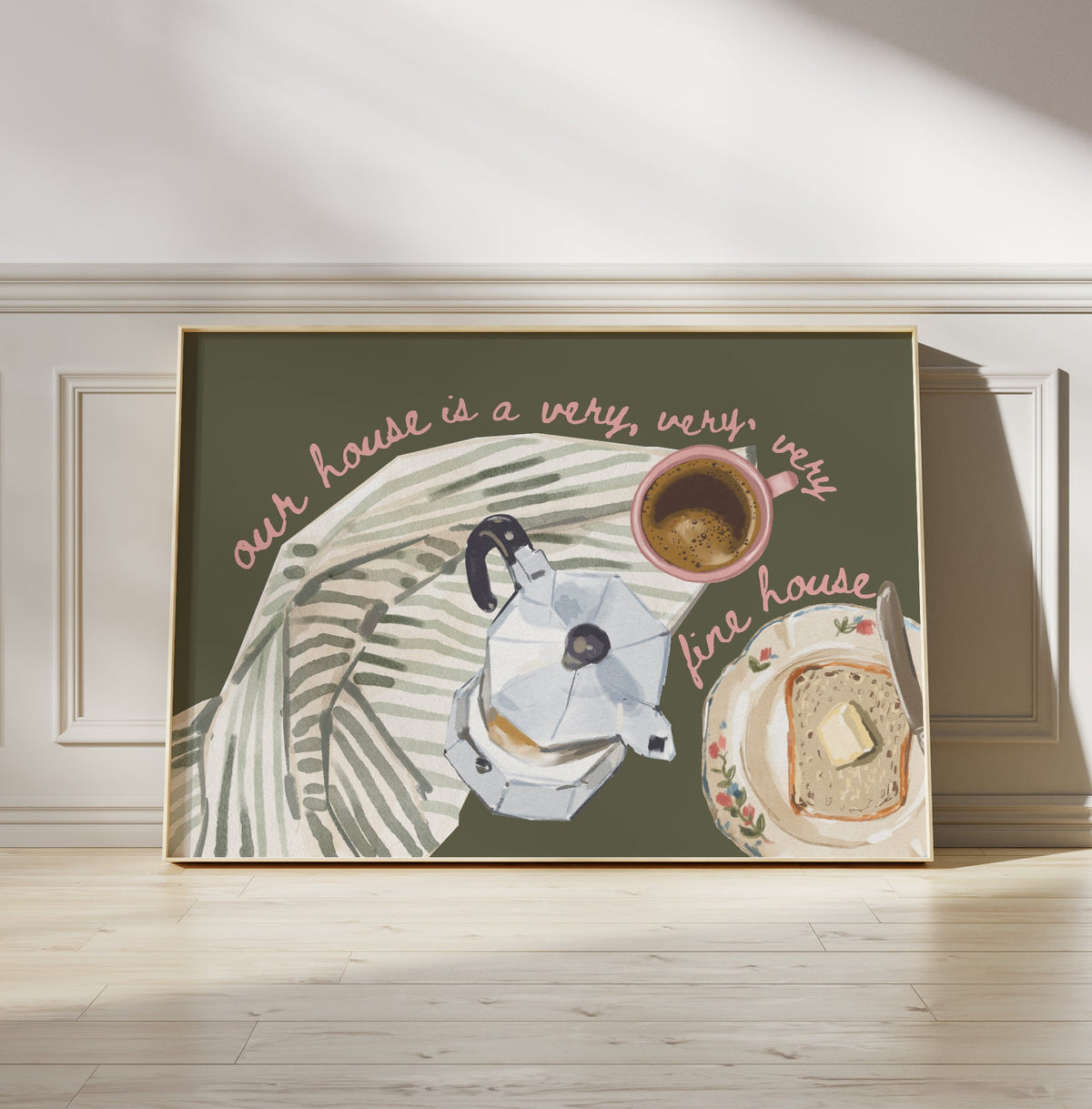 Our House Is a Very Fine House Cosy Print