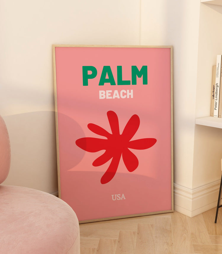 Palm Beach Travel Print