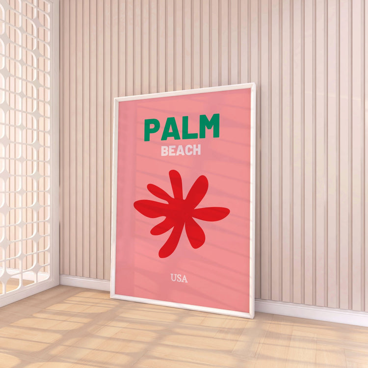 Palm Beach Travel Print