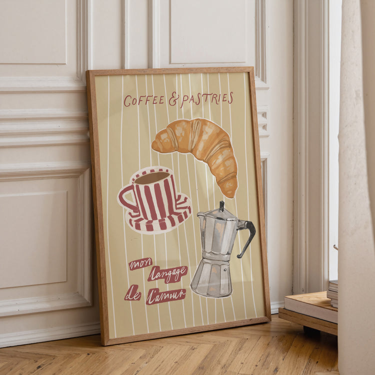 Coffee & Pastries Print