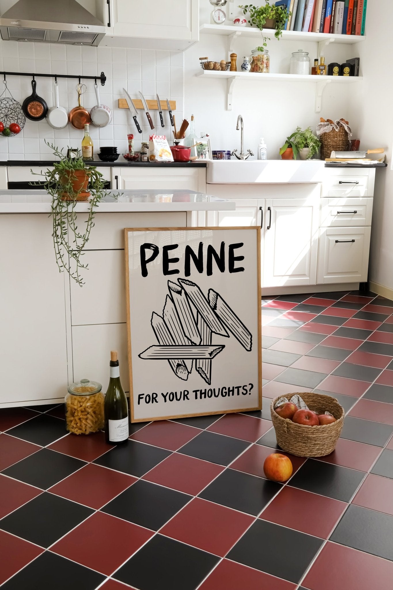 Penne Pasta Kitchen Print