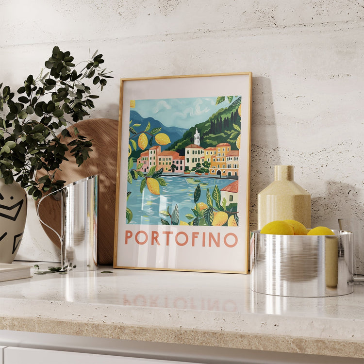 Portofino Travel Print