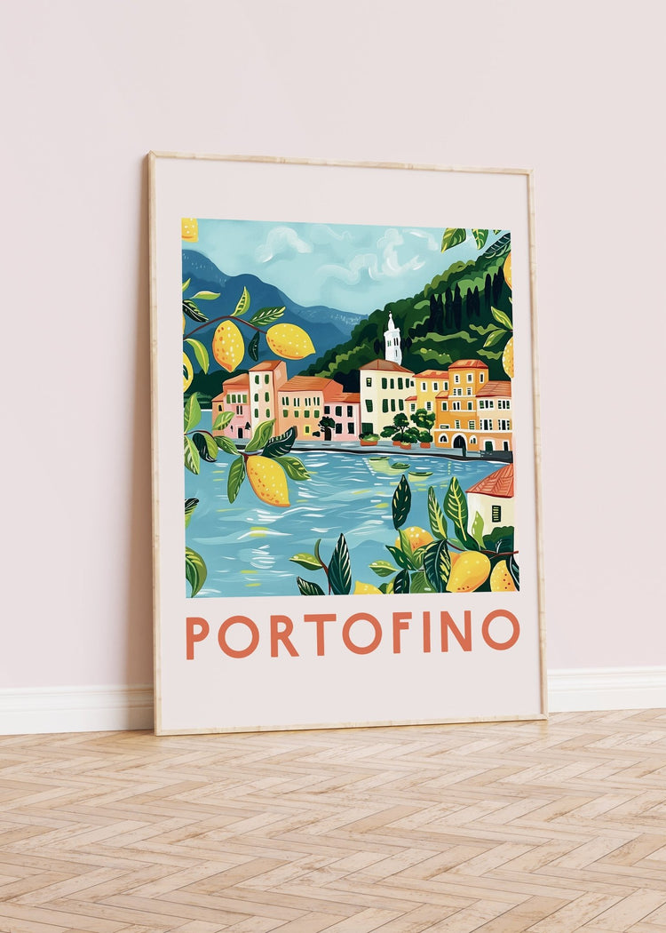 Portofino Travel Print