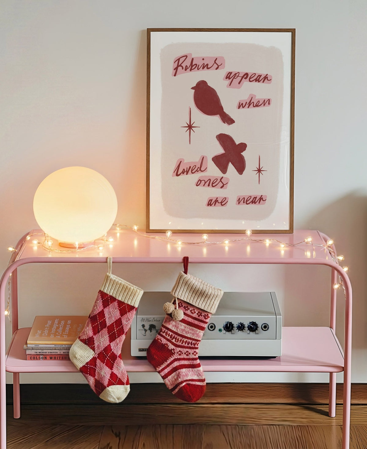 Robins Appear Christmas Print