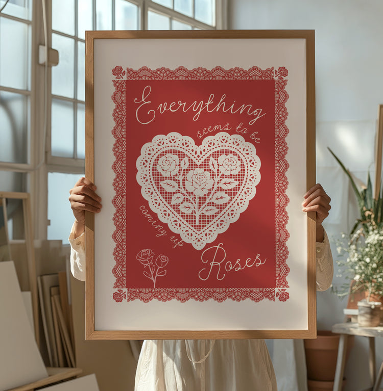 Coming Up Roses Print