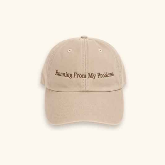Running From My Problems Cap - 100% Cotton Cap