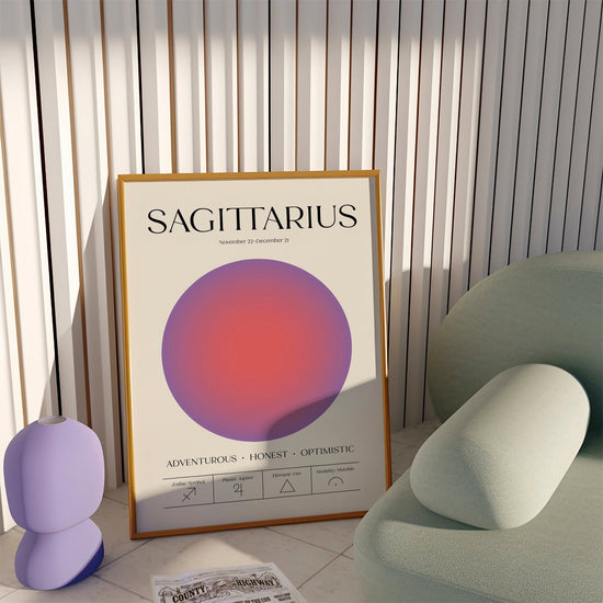 Sagittarius Zodiac Print